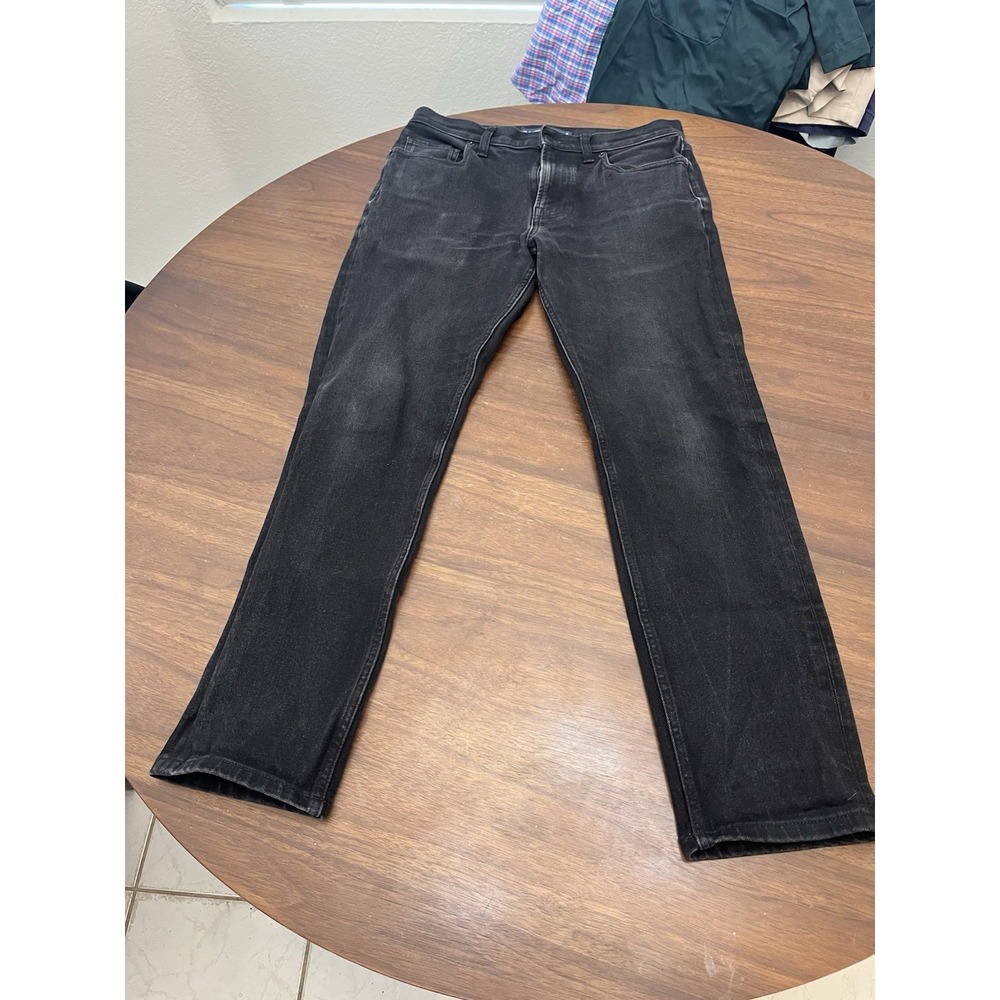 Everlane Uniform Chino Pants Mens 31x30 Black Slim Fit Straight Leg Trouser